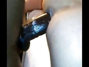 Two Monster Black Cocks Cumming In White Ass