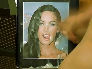 Double tribute to Megan Denise Fox (massive cum loads)